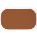 Ver imagem 6 de Puff Decorativo Orgânico para Living Quarto 100cm Doha W01 Bouclê Terracota - Lyam Decor