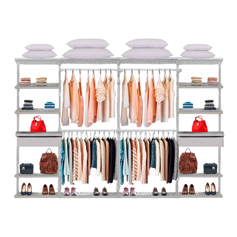 Closet Aramado - Linear Clr 252 com Gaveta - 3,10m - Branco