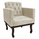 Ver imagem 6 de Kit Diva Recamier Diana 185cm Lado Esquerdo e 01 Poltrona Classic Linho - Doce Sonho Móveis RECAMIER