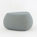 Ver imagem 7 de Puff Orgânico Decorativo 75cm Orbis Bouclé Azul Claro - Nexta Casa