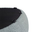 Ver imagem 6 de Puff Orgânico Decorativo 75cm Orbis Bouclé Azul Claro - Nexta Casa