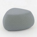 Ver imagem 2 de Puff Orgânico Decorativo 75cm Orbis Bouclé Azul Claro - Nexta Casa