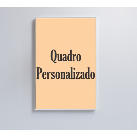 Quadro Personalizado Vertical - 60x90 Cm - Tecido Canvas
