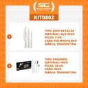 Ver imagem 2 de KIT - Faqueiro Premium 3 Peças + 1 Faqueiro 24 Peças Búzios Inox - Tramontina