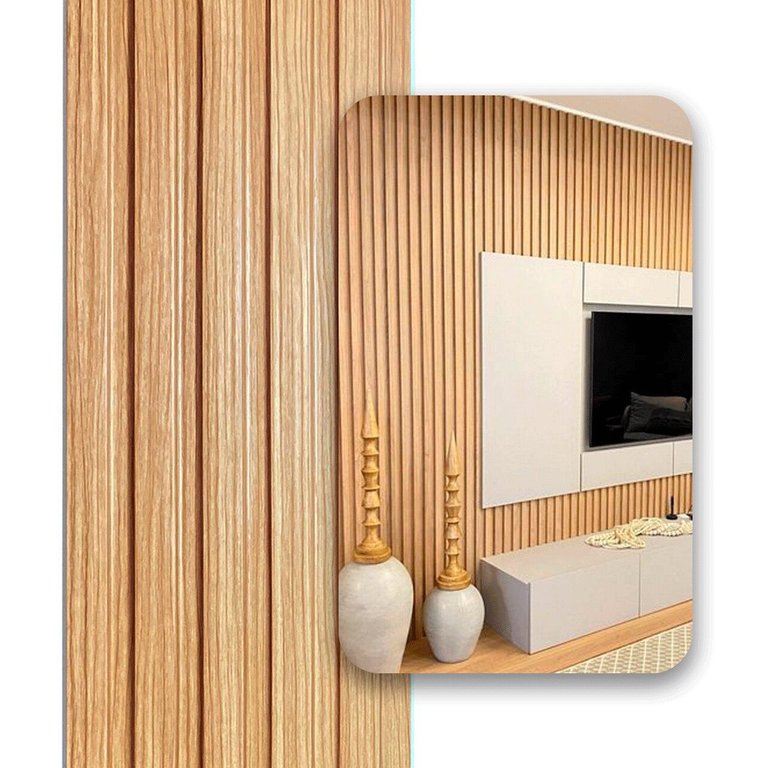 Painel Ripado Wpc Interno Low Várias Cores 2,90m X 15cm (0,43m²)