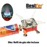 Fogareiro Portátil Dobravel Fogão a Gás para Camping e Viagem Bestfer - 2