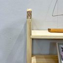 Ver imagem 4 de Aparador Linea Slim Rústico 4 Prateleiras Madeira Maciça 54cm Artfactory Design