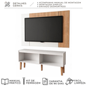 Ver imagem 4 de Painel com Rack Funcional para TV Berlin s/ Porta 130cm
