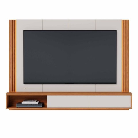 Home Suspenso Loa Off White Matte/freijó para Tv até 75” - Colibri