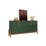Buffet Agnes Verde Oliva Cedro 4 Portas com Detalhe Curvo - 3