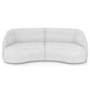 Ver imagem 3 de Sofá 4 Lugares para Sala Living Orgânico 318cm Eron M03 Bouclê Branco - Lyam Decor