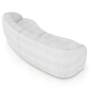 Ver imagem 7 de Sofá 4 Lugares para Sala Living Orgânico 318cm Eron M03 Bouclê Branco - Lyam Decor
