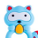 Ver imagem 2 de Mordedor Infantil Bichinhos Raposa Pimpolho Ref: 82272 - Azul