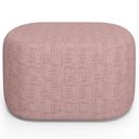 Ver imagem 5 de Kit 02 Puffs Decorativo Orgânico para Living Quarto 70cm Doha W01 Linho Rosa - Lyam Decor