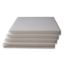 Ver imagem 1 de Espuma Cadeira 40x40x3cm D28 - Kit 4 Unid.:branco