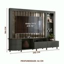 Ver imagem 4 de Rack Com Painel Para Tv Até 70 Polegadas Jade Oliva Le Mans Madetec