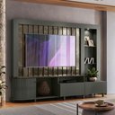 Ver imagem 1 de Rack Com Painel Para Tv Até 70 Polegadas Jade Oliva Le Mans Madetec