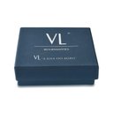 Ver imagem 2 de Colar Amor Ao Agro com Coração Azul Índigo e Revestimento em Prata