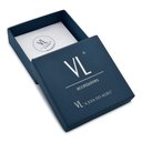 Ver imagem 3 de Colar Amor Ao Agro com Coração Azul Índigo e Revestimento em Prata