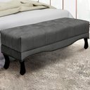Ver imagem 2 de Puff Recamier Retro Vic 140cm Suede 1104 Ezz 1104