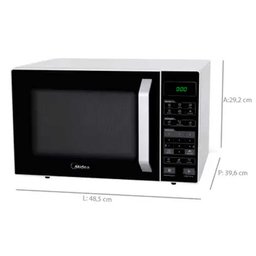 Micro-ondas Midea 27L 800W com Função Tira Odor e Limpa Fácil MXSA27 - 5
