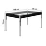 Conjunto de Mesa com 6 Cadeiras Cris Cromado Ciplafe - 10
