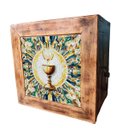 Ver imagem 4 de Sacrário de Madeira Artesanal Rustico Cálice da Vida