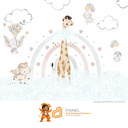 Ver imagem 2 de Painel Safari Aquarela-md15