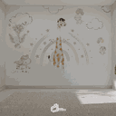 Ver imagem 1 de Painel Safari Aquarela-md15