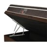 Cama Box Baú Solteiro King Marrom + Colchão 96x203x67cm - 4