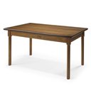 Ver imagem 1 de Mesa Retangular 6 Lugares em Madeira Maciça Castanho