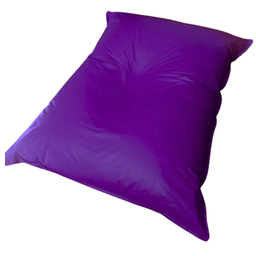 Puff Almofadão Retangular Almofadão Gigante Eventos Estofadão Aconchegante Cheio - Roxo - 1