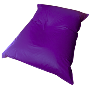 Puff Almofadão Retangular Almofadão Gigante Eventos Estofadão Aconchegante Cheio - Roxo