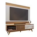 Ver imagem 5 de Rack C/painel Veneza 200cm P/tv até 75 Polegadas 1p Deslizante C/ripado Artesanal e 2 Gavetas Colibr