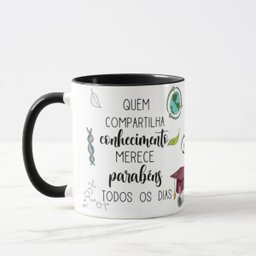 Caneca Presente Dia Dos Professores Professor De Biologia - 1