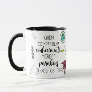 Caneca Presente Dia Dos Professores Professor De Biologia