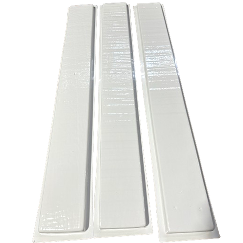 Fôrma 3d Molde para Ripas Régua Pinus de Madeira para Concreto Aparente 80x9,5cm Molde Concreto:sele