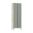 Ver imagem 1 de Paneleiro 70Cm Duplo Luci Legno Crema Com Verde Jade