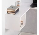 Ver imagem 2 de Mesa Escrivaninha Suspensa para Escritório Miguel 100% Mdf Woodcore