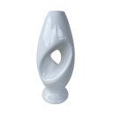 Ver imagem 1 de Decoração sala vaso escultura branco abstrato moderno decor