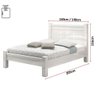 Cama De casal Imperial 1,40 Branco - Vitamov - 3