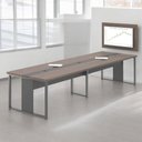 Ver imagem 1 de Mesa para Reunião com Painel de Tv Aires Freijó Preto