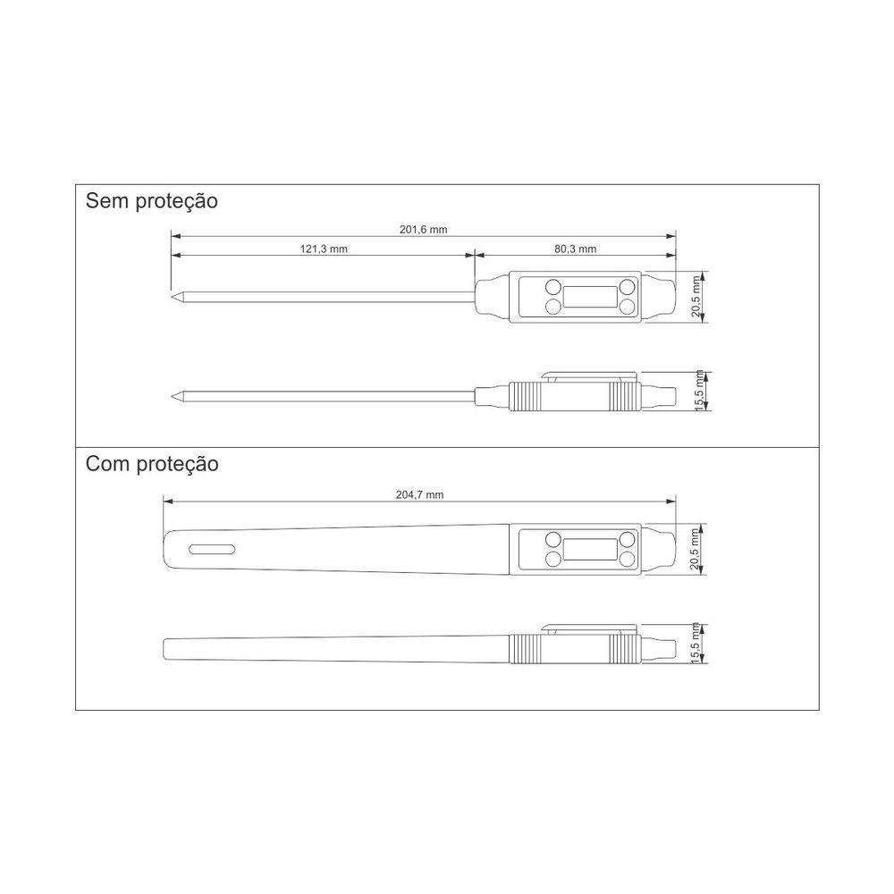 Termometro Digital para Alimentos Tramontina Utilita - 5