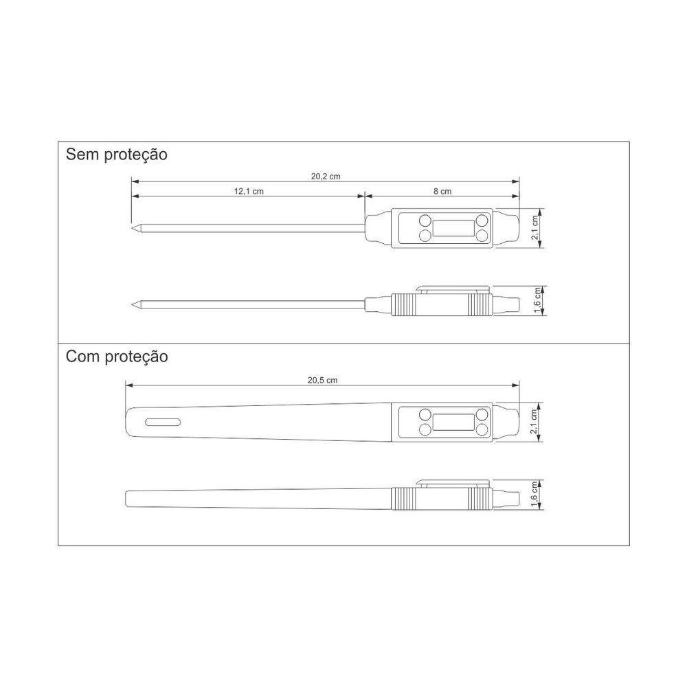 Termometro Digital para Alimentos Tramontina Utilita - 4