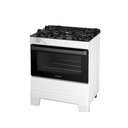 Ver imagem 3 de Fogão Esmaltec 5 Bocas Ideal Top Glass Mesa de Vidro Forno 84 Litros Branco T5vab Bivolt