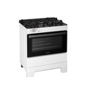 Ver imagem 2 de Fogão Esmaltec 5 Bocas Ideal Top Glass Mesa de Vidro Forno 84 Litros Branco T5vab Bivolt