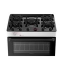 Ver imagem 4 de Fogão Esmaltec 5 Bocas Ideal Top Glass Mesa de Vidro Forno 84 Litros Branco T5vab Bivolt