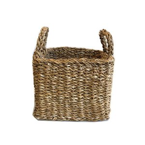Cesto de Seagrass Palha Natural Mearim G 30cm Lili Casa Único