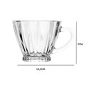 Ver imagem 5 de Cj 2 Xicaras Cha Cristal Incolor c/Pires 180ml Radial Lyor