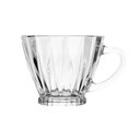 Ver imagem 3 de Cj 2 Xicaras Cha Cristal Incolor c/Pires 180ml Radial Lyor